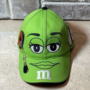 Nascar Baseball Cap Hat Chase‎ No 18 Authentic Youth Kids Green MM's Adjustable